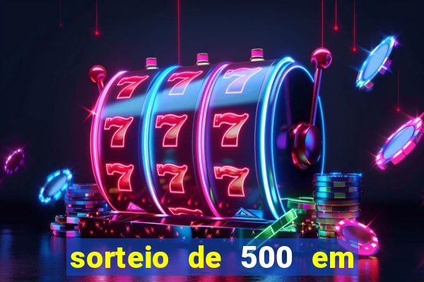 sorteio de 500 em cash toda segunda feira novibet como funciona